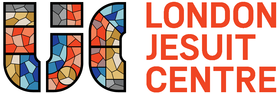 LJC logo Stained Glass Terracotta